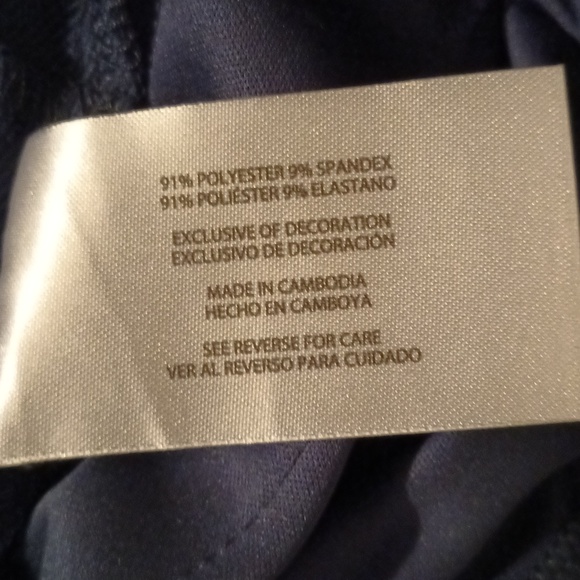 NWT Men's Size XL Navy Blue GapFit Joggers With Reflective Strips - Picture 9 of 9